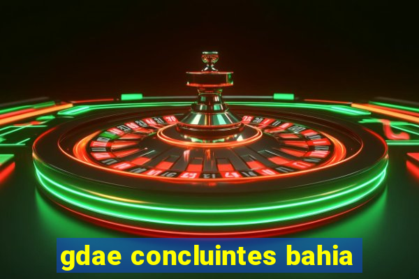 gdae concluintes bahia
